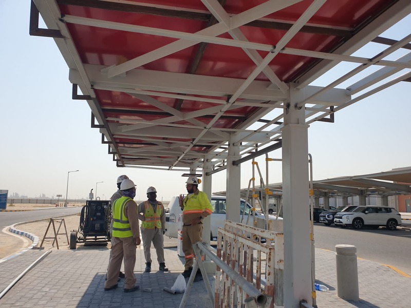 Alshaya Advertising project 30 — signage and branding installation in Kuwait